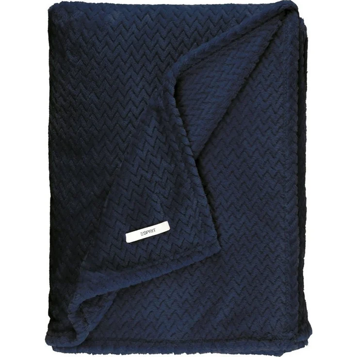 Wohndecke Kuscheldecke Wohndecke Comfy Fleece Qualität, Esprit, Fleece-Qualität mit Hoch-Tief-Effekt – Bild 2