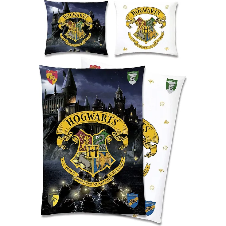 Harry Potter Hogwarts Bettwäsche Linon / Renforc