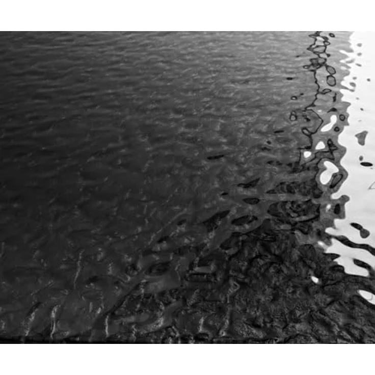Esstisch Edge 300x100 Reliefglas Rauchschwarz 3D-Design Spider Flachstahl Schwarz – Bild 5