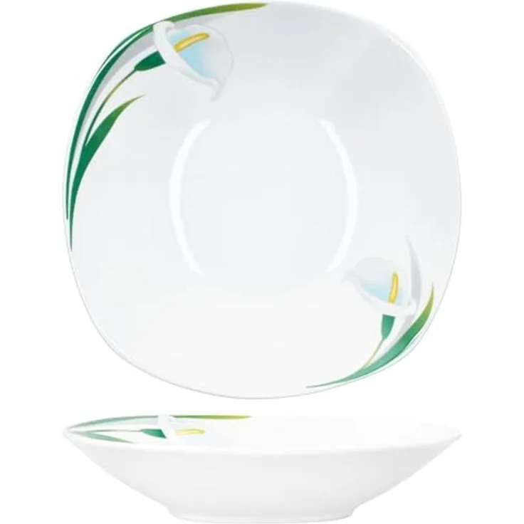 MamboCat Suppenteller 6x White Calla Suppenteller 450ml Porzellan 6 Pers. tiefe Teller – Bild 3