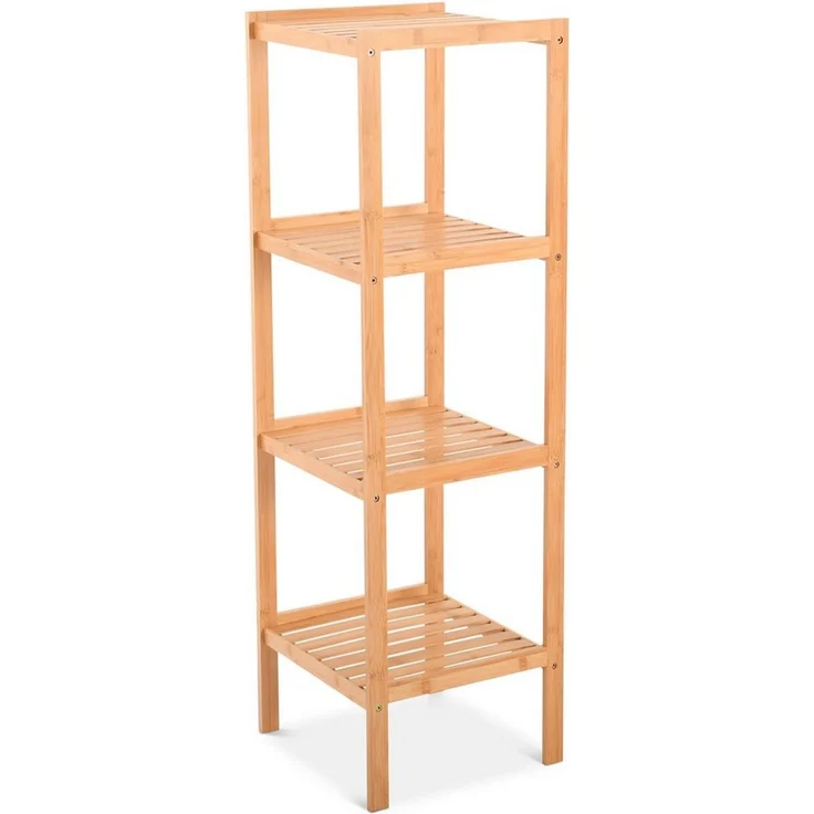 Raburg Standregal Badregal, Bambus, Keda, 4 Böden, für Bad, Küche oder Wohnraum – Bild 4