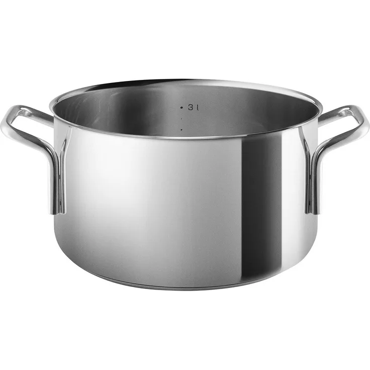 Eva Solo Topf Recycled RS 20 cm, Kochtopf, ohne Deckel, Kochgeschirr, Edelstahl, Silberfarben, 3. 6 L, 204936