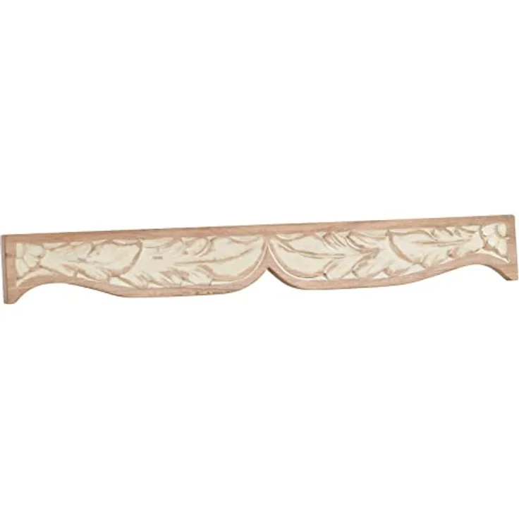Handtuchhalter Wand Delhi 85 cm Mango Holz braun Woodkings Handtuchstange Handtuchaufhängung Holz-Handtuchhalter Landhaus Badmöbel 85x10x10 cm