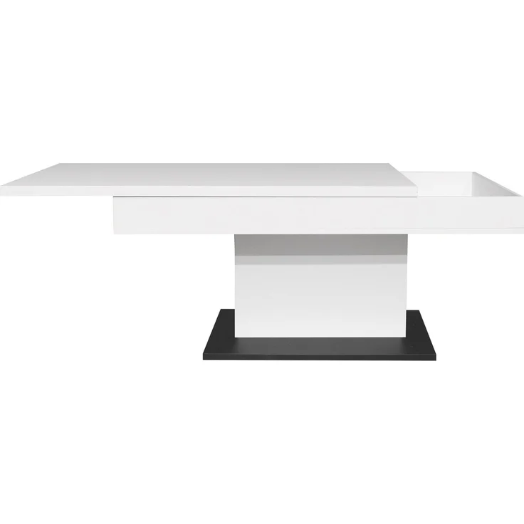 Couchtisch Höhenverstellbar Else 1 110x59x60 Holzwerkstoff Ice White – Bild 2