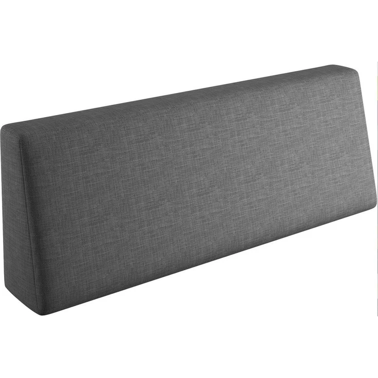 sunnypillow Rückenkissen Palettenkissen mit abnehmbarem Bezug Rückenkissen 120x40x20/10cm, Anthrazit – Bild 1