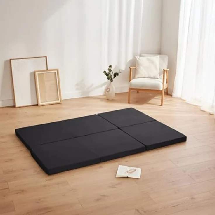 CloudComfort Basic Doppel-Gästeklappmatratze 140 x 195 cm als Einzelbett, Doppelbett und Sitzgelegenheit verwendbar – Bild 2