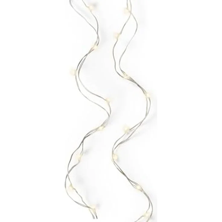 Kaemingk Micro LED Strangbeleuchtung Lichterkette mit 40 Lichter warmweiß – Bild 1