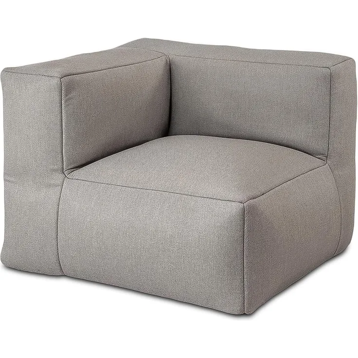 osoltus Premium Modular Lounge Eck Sitzelement Olefin charcoal grau Lotta