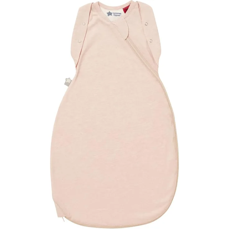 Tommee Tippee Baby Schlafsack für Neugeborene, 0-3m, 1. 0 TOG, Der Original Grobag Swaddle Bag, Hüftgesundes Design, weicher Baumwoll-reicher Stoff, Rouge