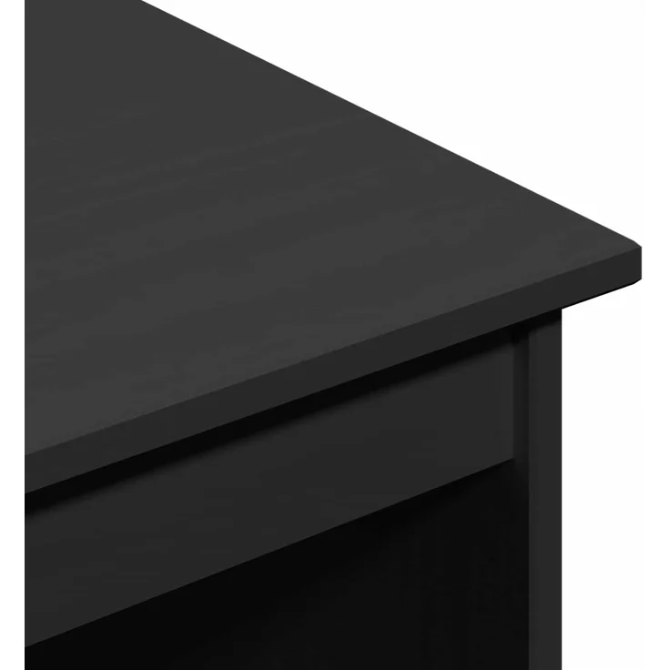 vidaXL Desk und Rolling Cabinet Set MOSS 2 pcs Schwarz 3438793 – Bild 8