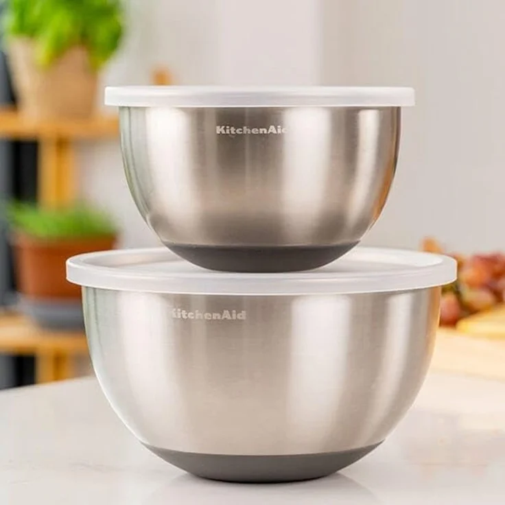 KitchenAid Rührschüssel KMS212OSSSA, Geruchs- & fleckenresistent, rutschfester Boden – Bild 3
