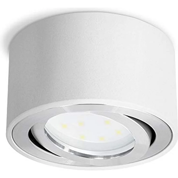 SSC-LUXon CELI-1W, dimmbarer LED Aufbauspot mit einstellbarer Lichtfarbe 3CCT, rund, weiß, schwenkbar, 230V, 6 Watt – Bild 2