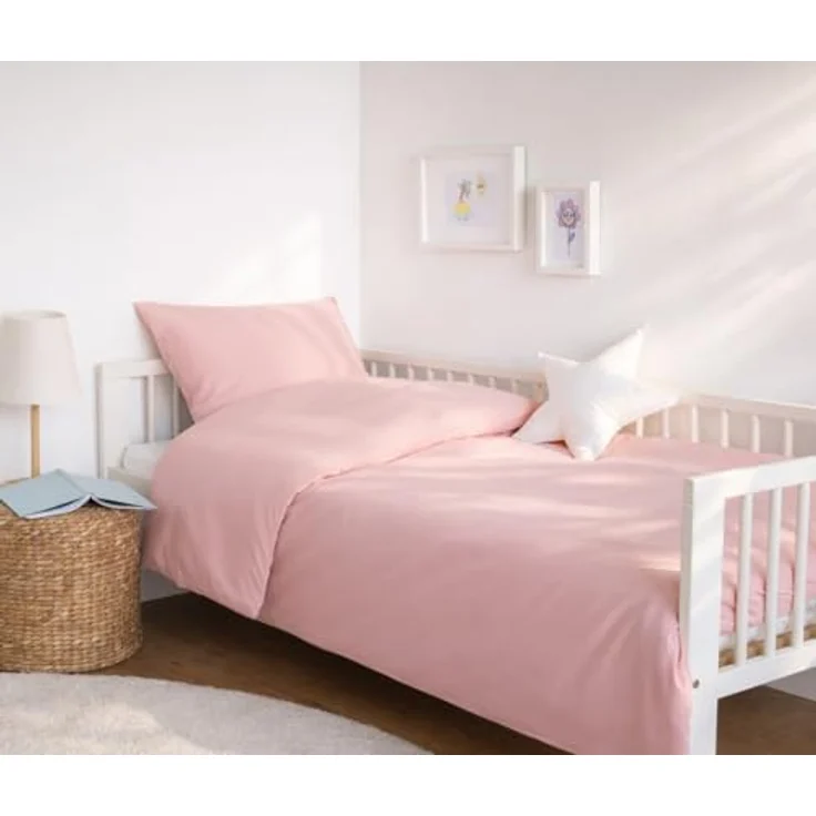 Loolay Bettwäsche Altrosa ROSA Staubrosa Puder Mädchen Babybettwäsche Jugendbettwäsche, Alle gängigen Bettgrößen für Kinder, Jugend und Erwachsene! – Bild 3