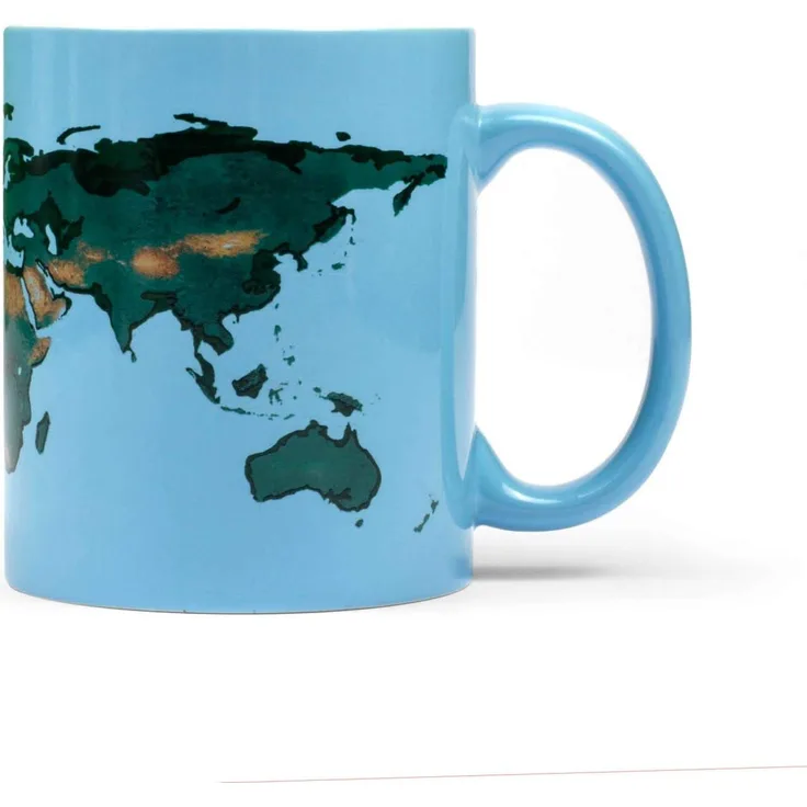 Thumbs Up glowrmug die Tasse Globale Erwärmung, Keramik, Blau, 11 x 9 x 8 cm
