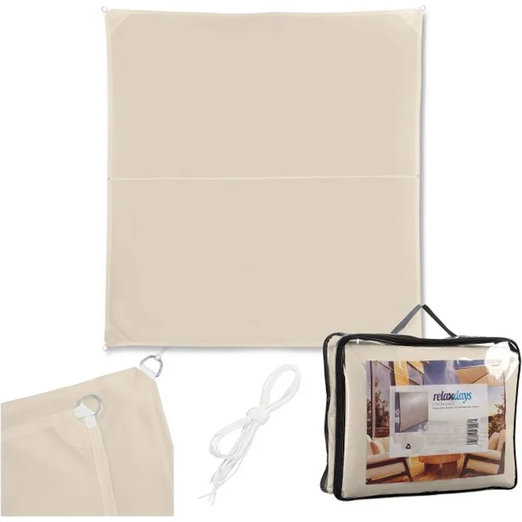 Relaxdays Sonnensegel Polyester – Bild 1