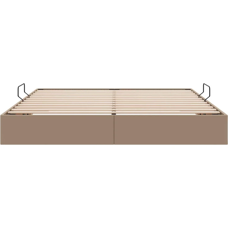 vidaXL Ottoman Bettgestell Cappuccino 180 x 200 cm Kunstleder 3442785 – Bild 7
