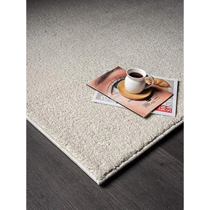 Mia's Teppiche "Emma Wohnzimmer Teppich, Kurzflor, 200x290 cm, Creme – Bild 4