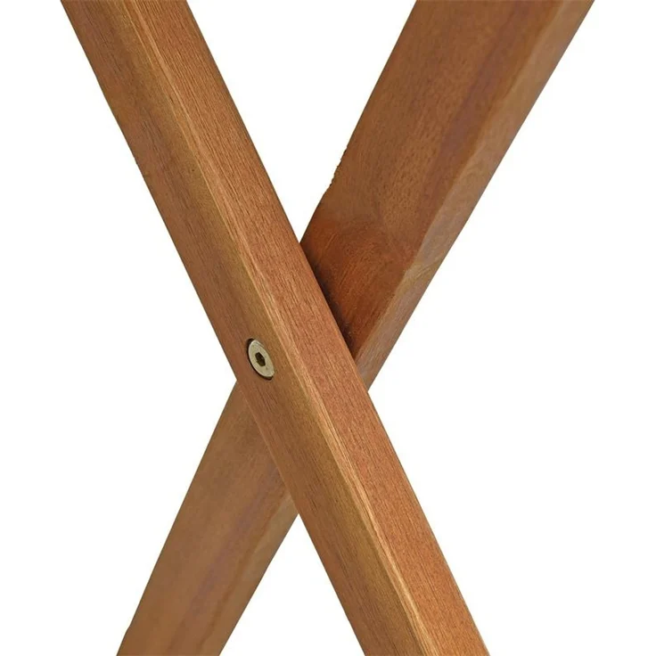 Balkontisch Klapptisch Holztisch Ø 57 cm Rund Gartentisch Tisch Akazie 72,5 cm – Bild 7
