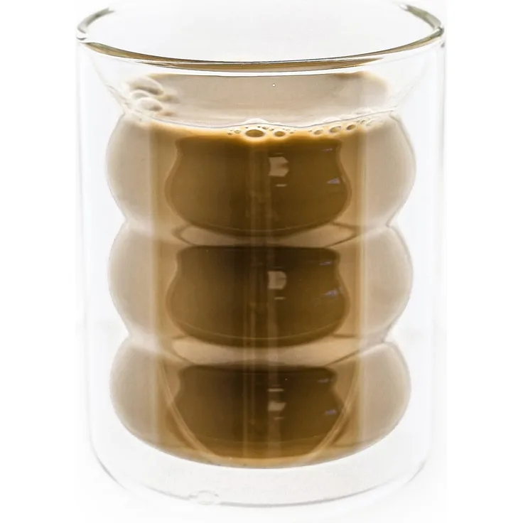 Mulex 4 Tlg. Espressogläser Latte Macchiato Gläser Dopplewandig Gläser-Set 200 ml