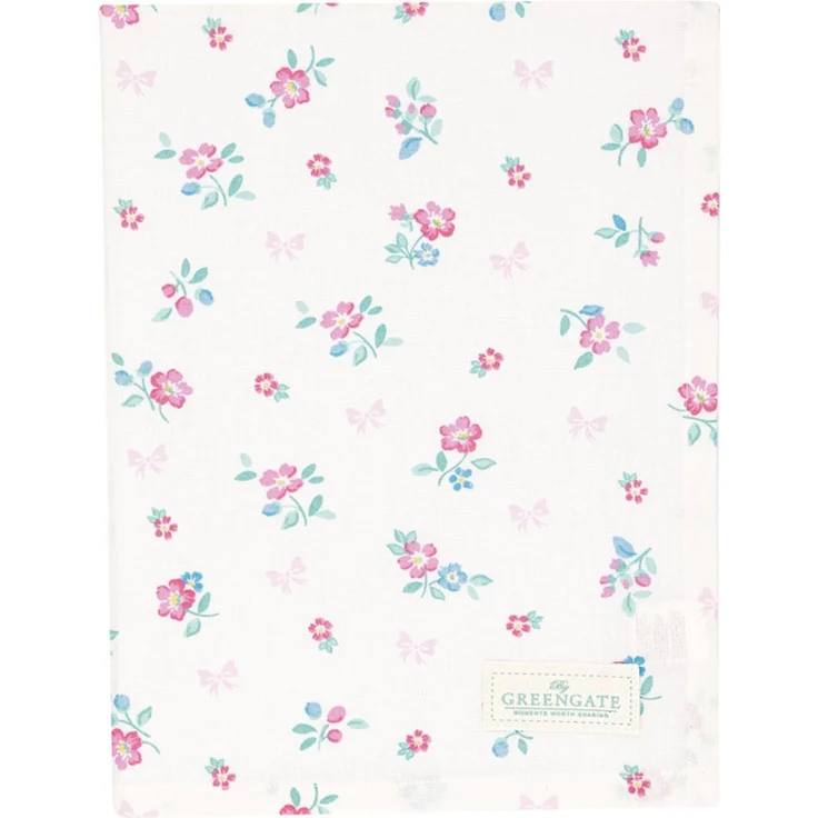 Greengate Geschirrtuch 50x70 cm Athea white 100 % Baumwolle
