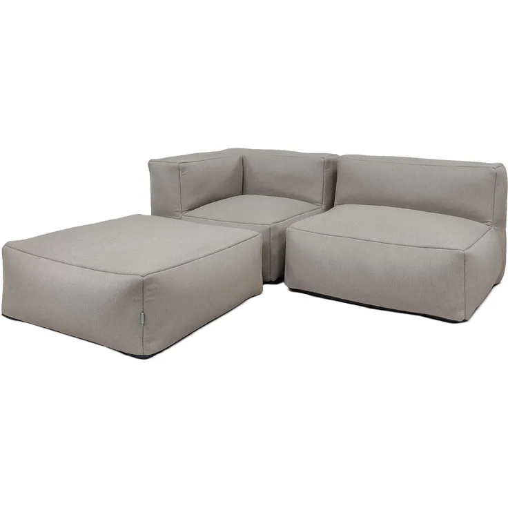 osoltus Emilia Premium Modular Lounge 3tlg. Axroma Olefin charcoal grau