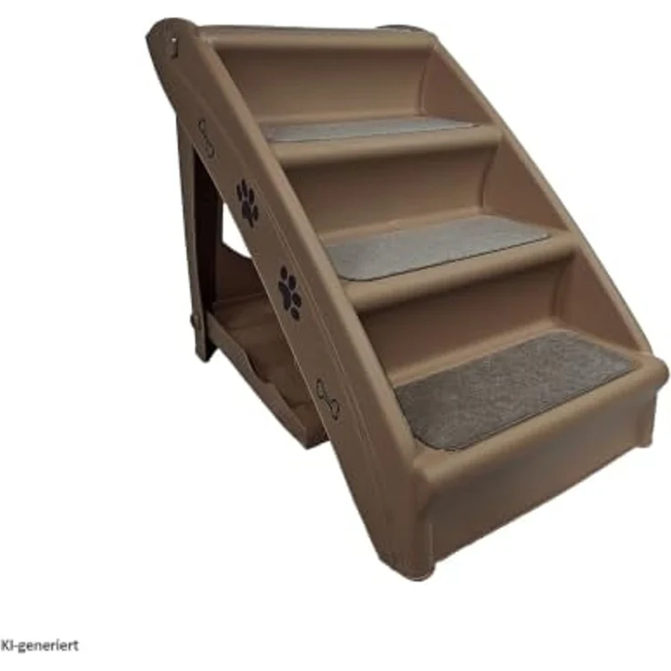 HTI-Living Hundezwinger Pet Treppe für Hunde und Katzen mit Anti Rutsch Belag – Bild 3