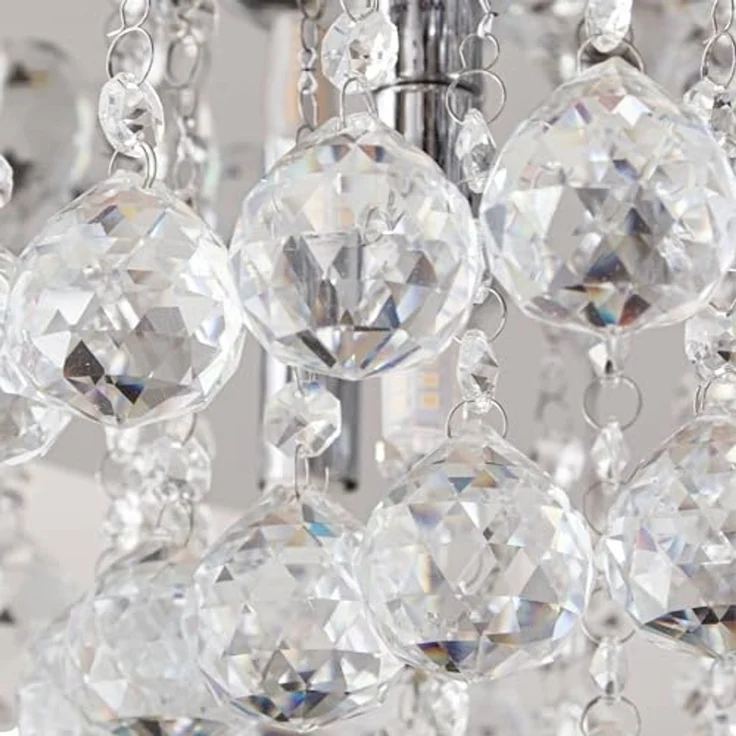 Lindby Deckenleuchten Antonino, Chrom IP20, 8 x 40 W LED – Bild 7