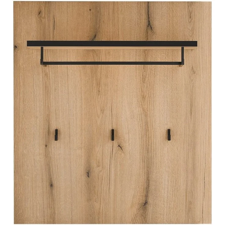 Home affaire Garderobenpaneel Cantara, Wandregal, Flurgarderobe mit Hutablage, Kleiderstange & Haken, vielseitig einsetzbar, in zwei Farben verfügbar, 79 cm breit – Bild 4