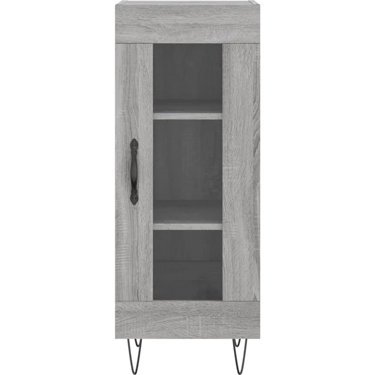 Sideboard, Kommode Grau Sonoma 34,5x34x90 cm Holzwerkstoff – Bild 5