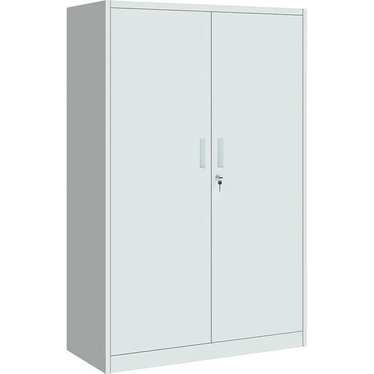 STEELSØN 'Regulus' Aktenschrank, Metall, hellgrau, 140x90x40cm, abschließbar, Metallschrank mit 4 Fächern, geeignet als Werkzeugschrank – Bild 13