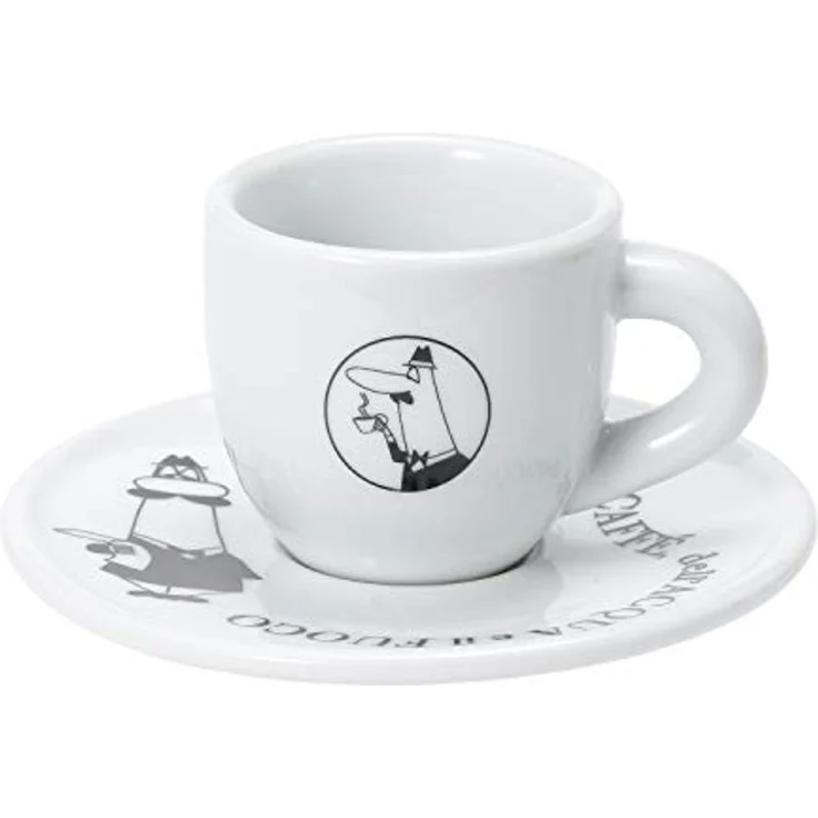 BIALETTI Espressotasse Carosello, 8-tlg, Porzellan, mit dem unverwechselbaren Bialetti-Männchen, 8-teilig, je 80 ml – Bild 6