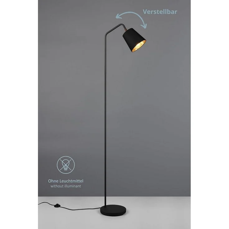 lightling Stehlampe Bärbel, ohne Leuchtmittel, Fußschalter, schwenkbar – Bild 2