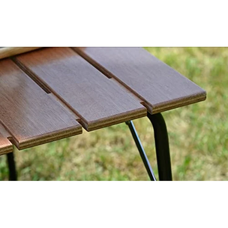 Castelmerlino 280 Folding Okumè table cm 100x60 – Bild 3
