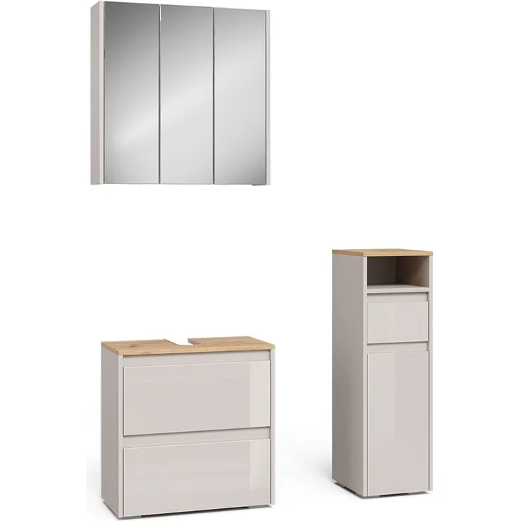 Badmöbel-Set Majest Cashmere 3-teilig Vicco