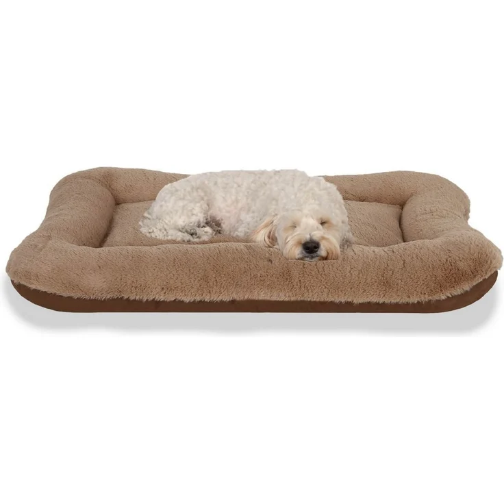 Paws & Whiskers 'Sally Dog XL - Brown' Haustierbett, Braun, 110 x 85 x 12 cm – Bild 2