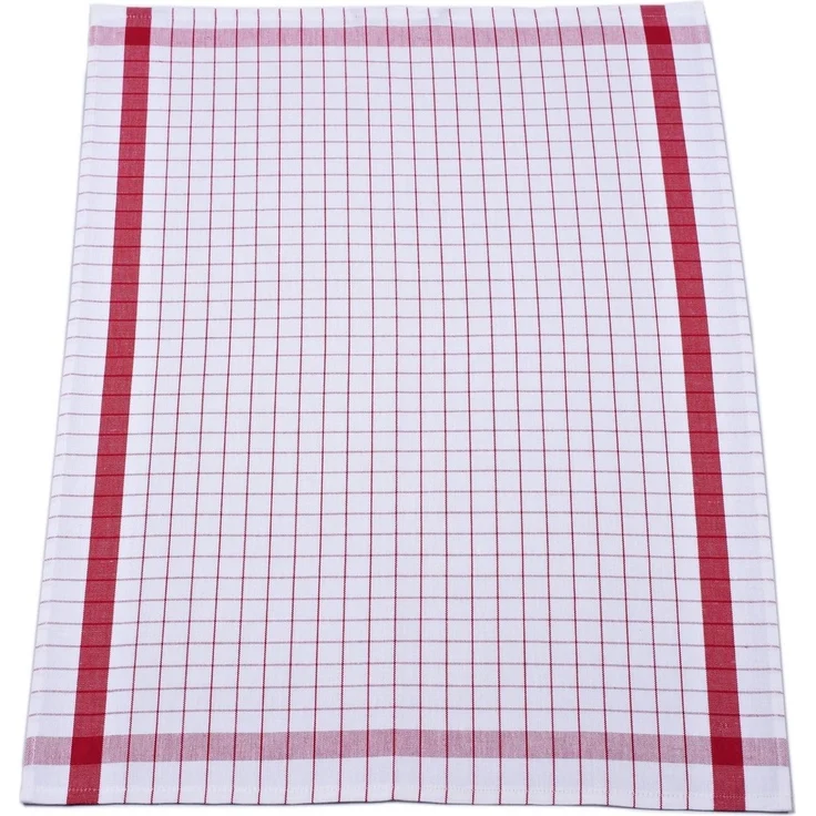 ROSS Geschirrtuch Exclusiv, (Set, 3-tlg), Karofond, 50% Baumwolle, 50% Leinen, 50x70 cm – Bild 1