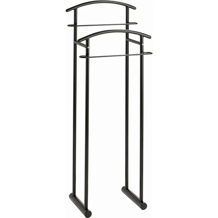 Cantus 'JÜRGEN' Herrendiener, Metall schwarz, 43 x 114 x 30 cm, mit Aufhängestangen