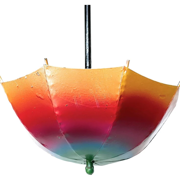 DanDiBo Blumenampel Metall Hängeampel mit Topf Innen Außen Regenschirm Hängepflanzen 72 cm 96258 L Pflanzenhänger Blumenhänger Topfhänger Blumen – Bild 4