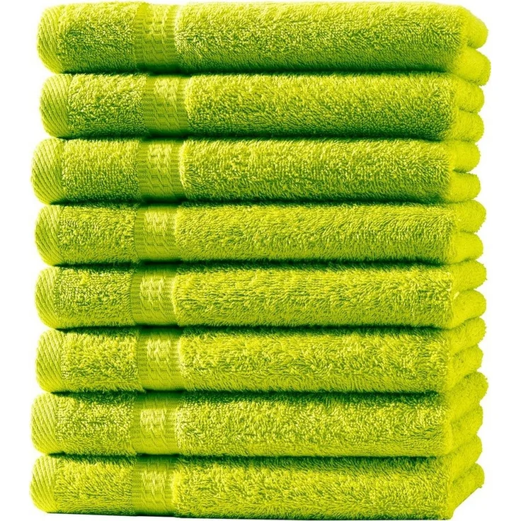 Hometex Premium Textiles Handtuch in Premium Qualität 500 g/m², Feinster Frottier-Stoff 100% Baumwolle, 8x Gästetuch, weich, saugfähig, extra schwer & flauschig – Bild 1