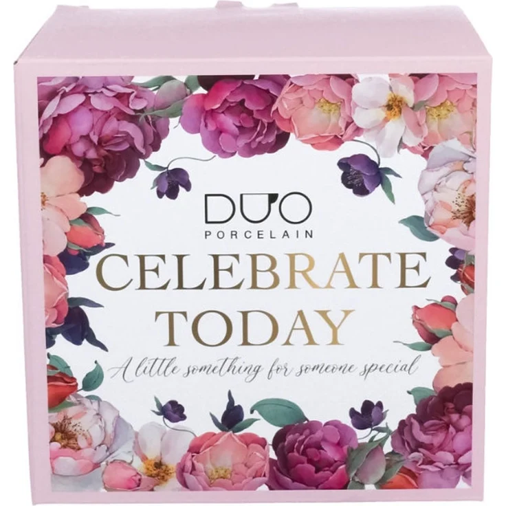 DUO Becher mit Fuß SPRING ROSES WHITE, 510 ml, New Bone China Porzellan – Bild 3