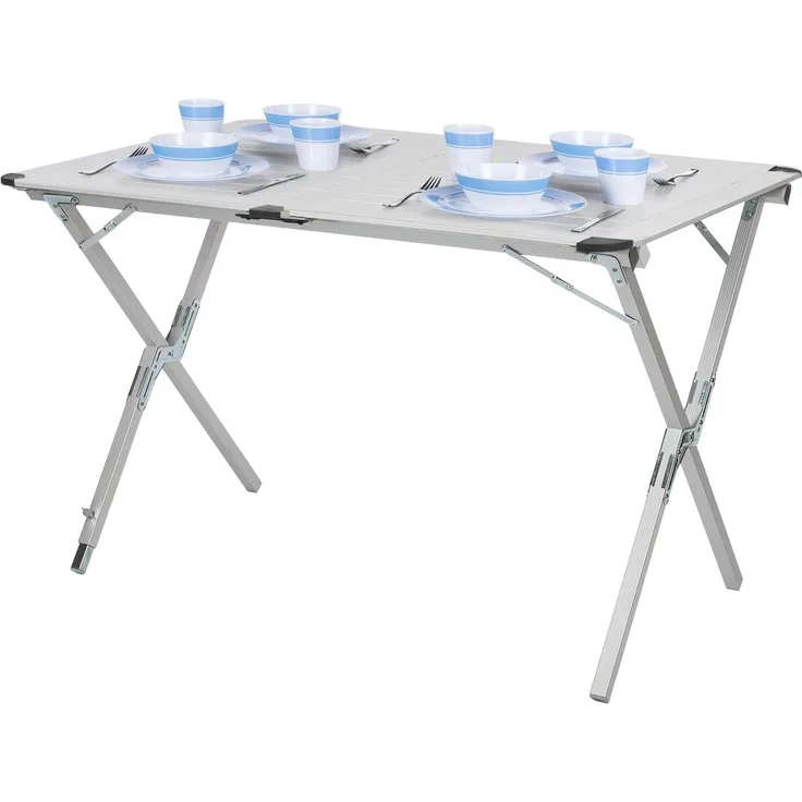Campingtisch LOUISIANA klappbar Alu Rolltisch, 110x70cm