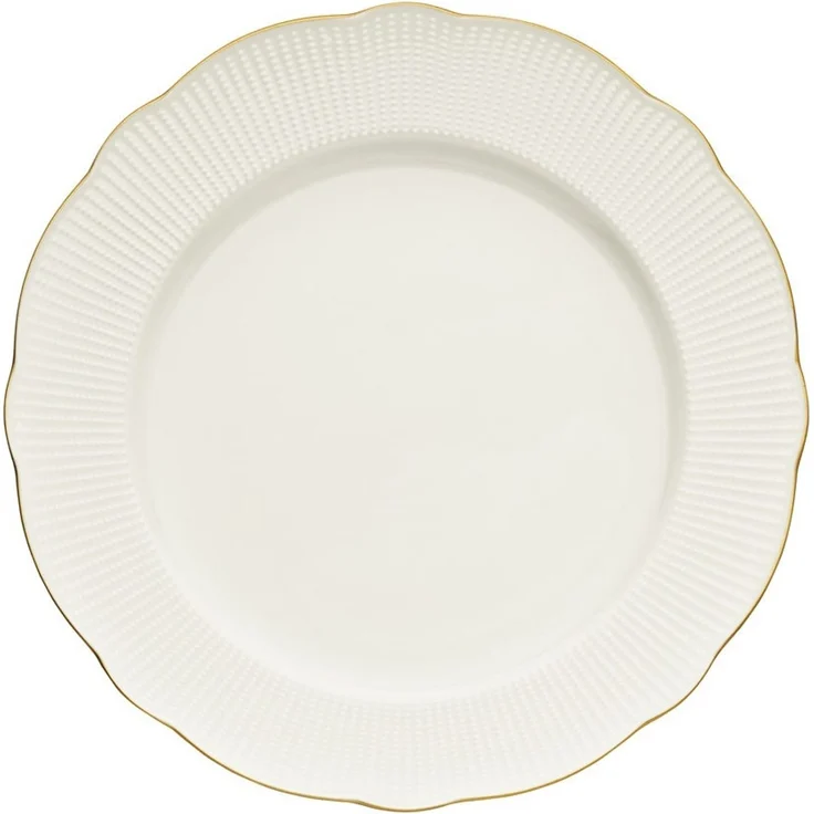 Hermia Concept 'BNILY26YT20' Tafelservice (26-teilig), Weiß / Gold, 28 x 15 x 3 cm – Bild 5