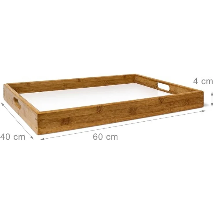 Tabletttisch Holz & Bambus 72 cm 10019176 – Bild 5