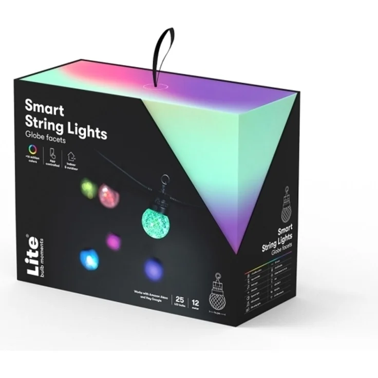 Lite Bulb Moments Lite Bulb Moments - Intelligente Lichterkette - Globe Facets