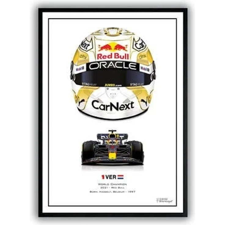 Poster Formel 1 Helme Rennfahrer Gewinner · Deko Print ohne Rahmen - F / 40x60 cm – Bild 5