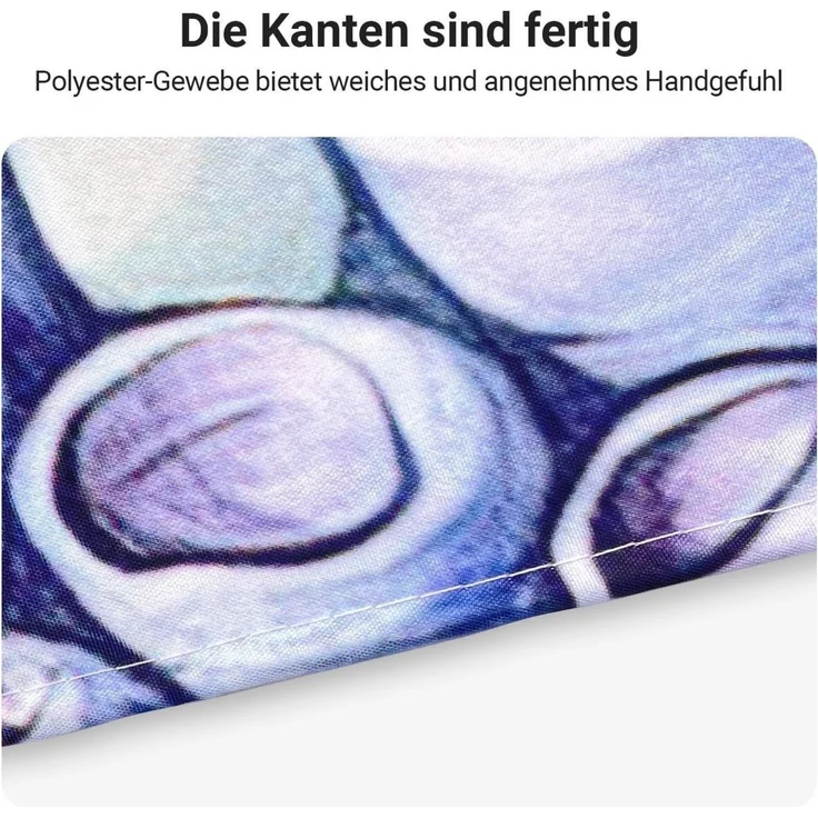 Lerores Duschvorhang 180x180cm Katzenschwimme Antischimmel Wasserabweisender – Bild 5