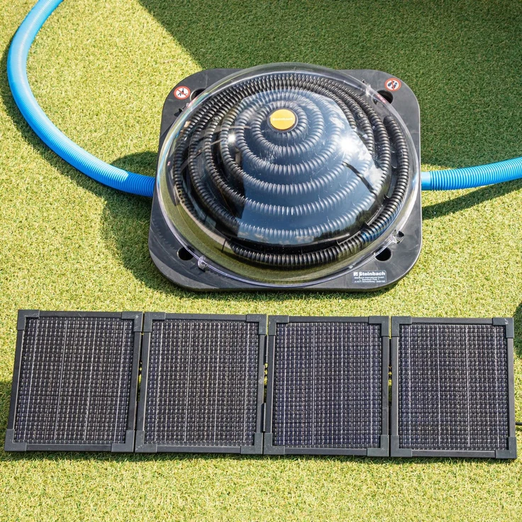 Steinbach Zirkulationspumpe, mit Solarpanel, 3.000 l/h Leistung, für Pools bis 19.000 Liter – Bild 2