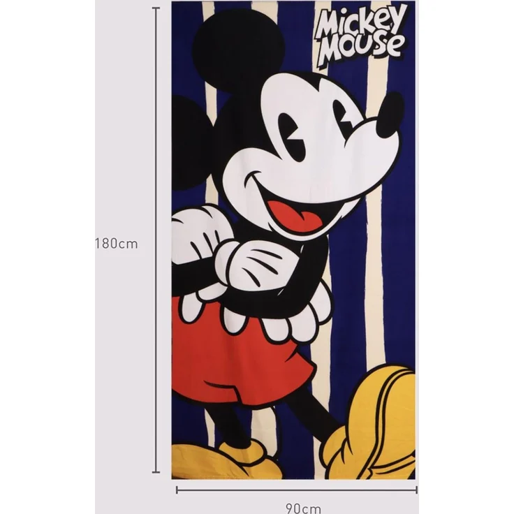 Disney Mickey Mouse Polyester Strandtuch 90 × 180 cm 250 gsm – Bild 5