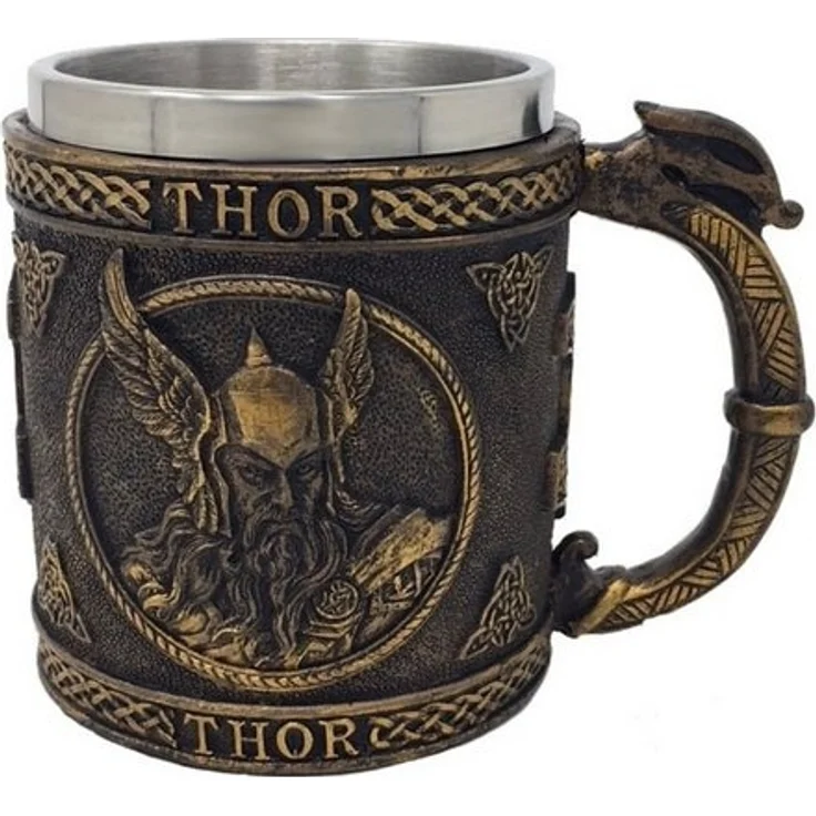 MystiCalls Bierkrug Trinkgefäß - Krug Thor - Kelch – Bild 4