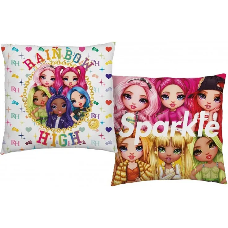 Rainbow High Dekokissen Kuschelkissen (1 Stk.) 40 x 40 cm aus Polyester